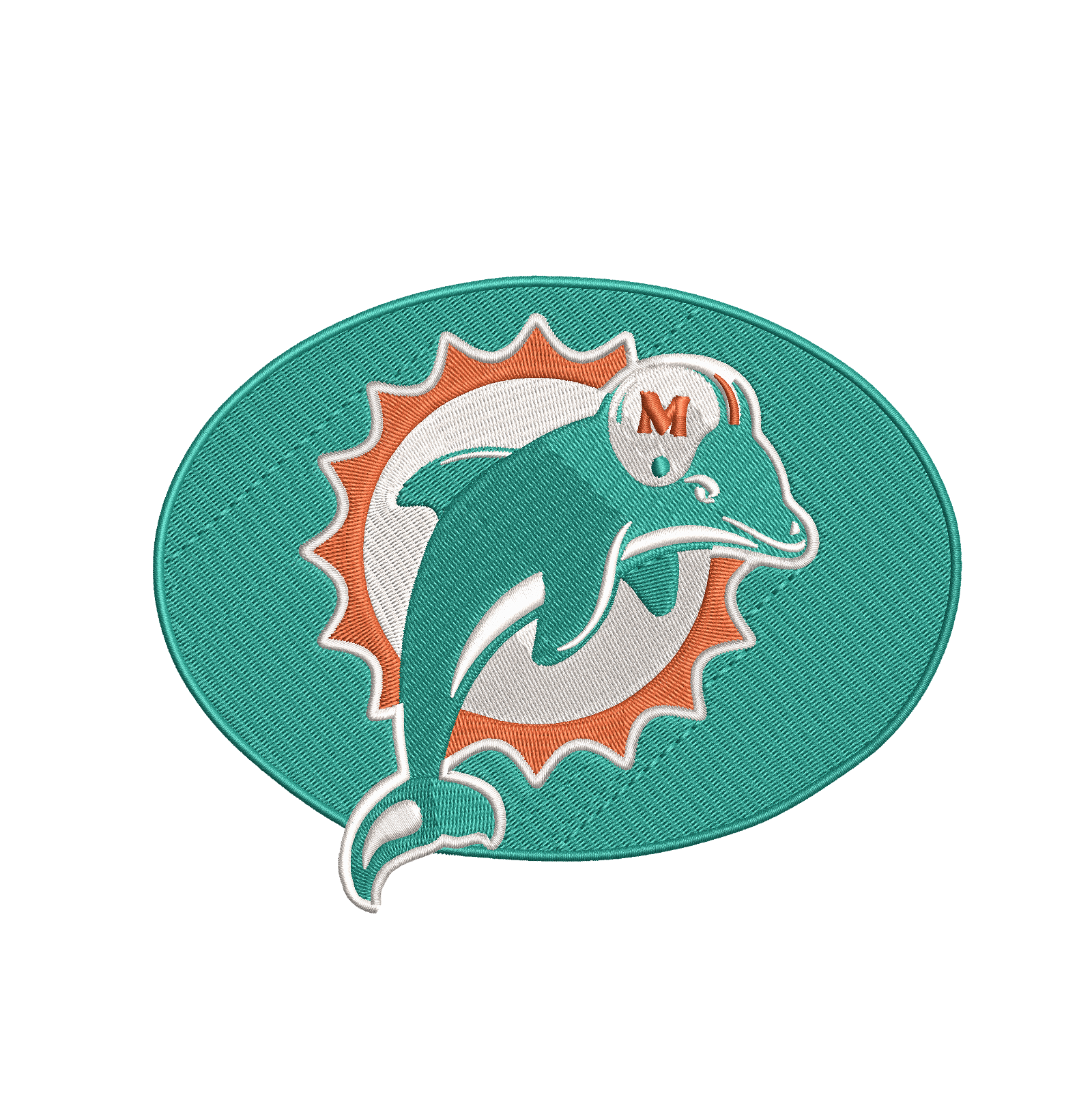 Miami Dolphins 2 : Embroidery Design - FineryEmbroidery