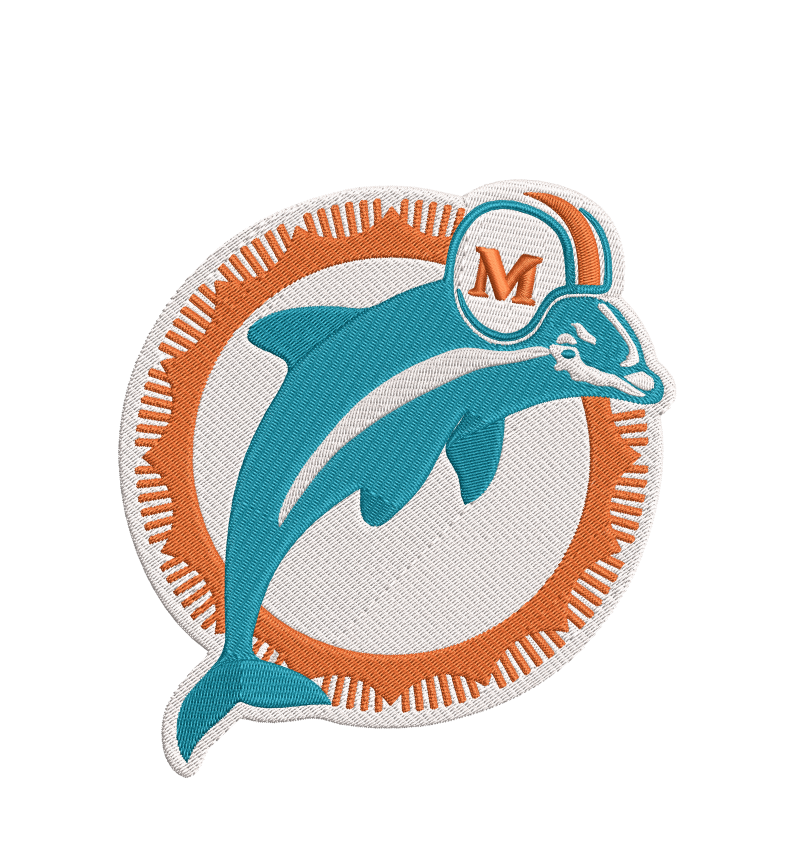 Miami Dolphins 3 : Embroidery Design - FineryEmbroidery