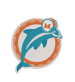 Miami Dolphins 3 : Embroidery Design - FineryEmbroidery