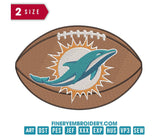 Miami Dolphins 4 : Embroidery Design - FineryEmbroidery