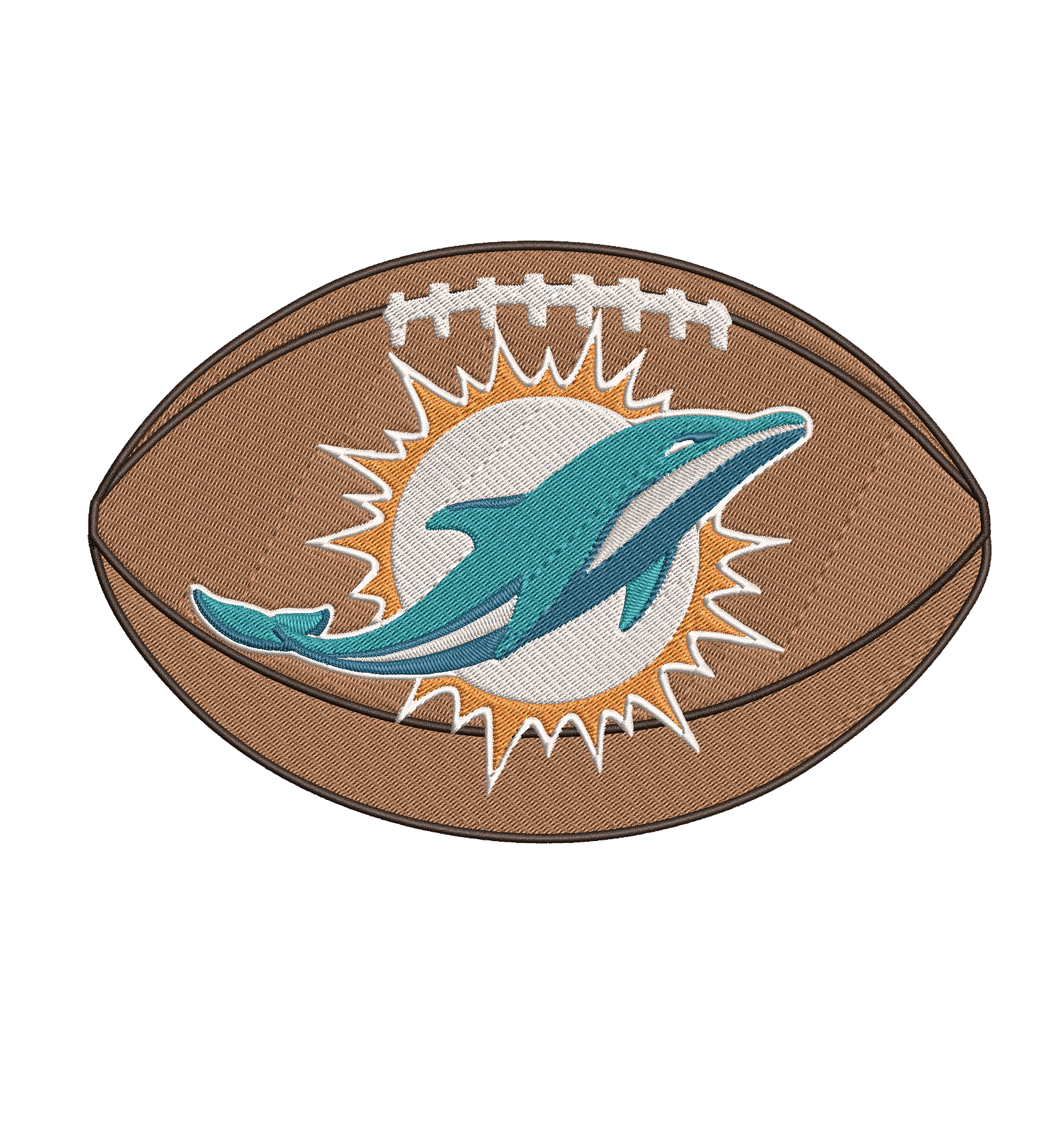 Miami Dolphins 4 : Embroidery Design - FineryEmbroidery