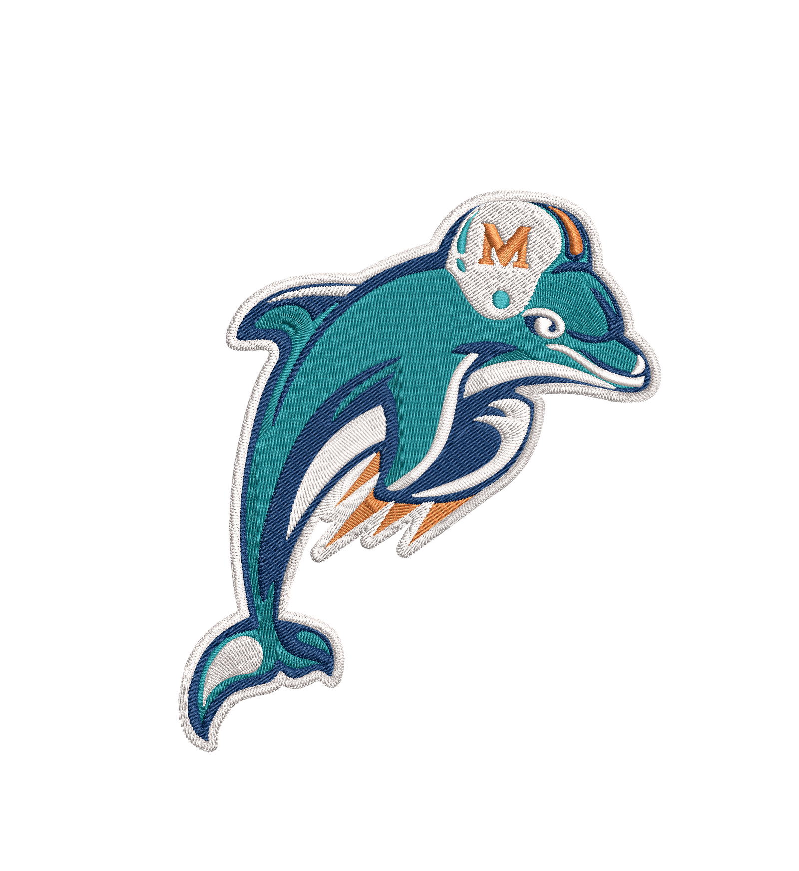 Miami Dolphins 6 : Embroidery Design - FineryEmbroidery