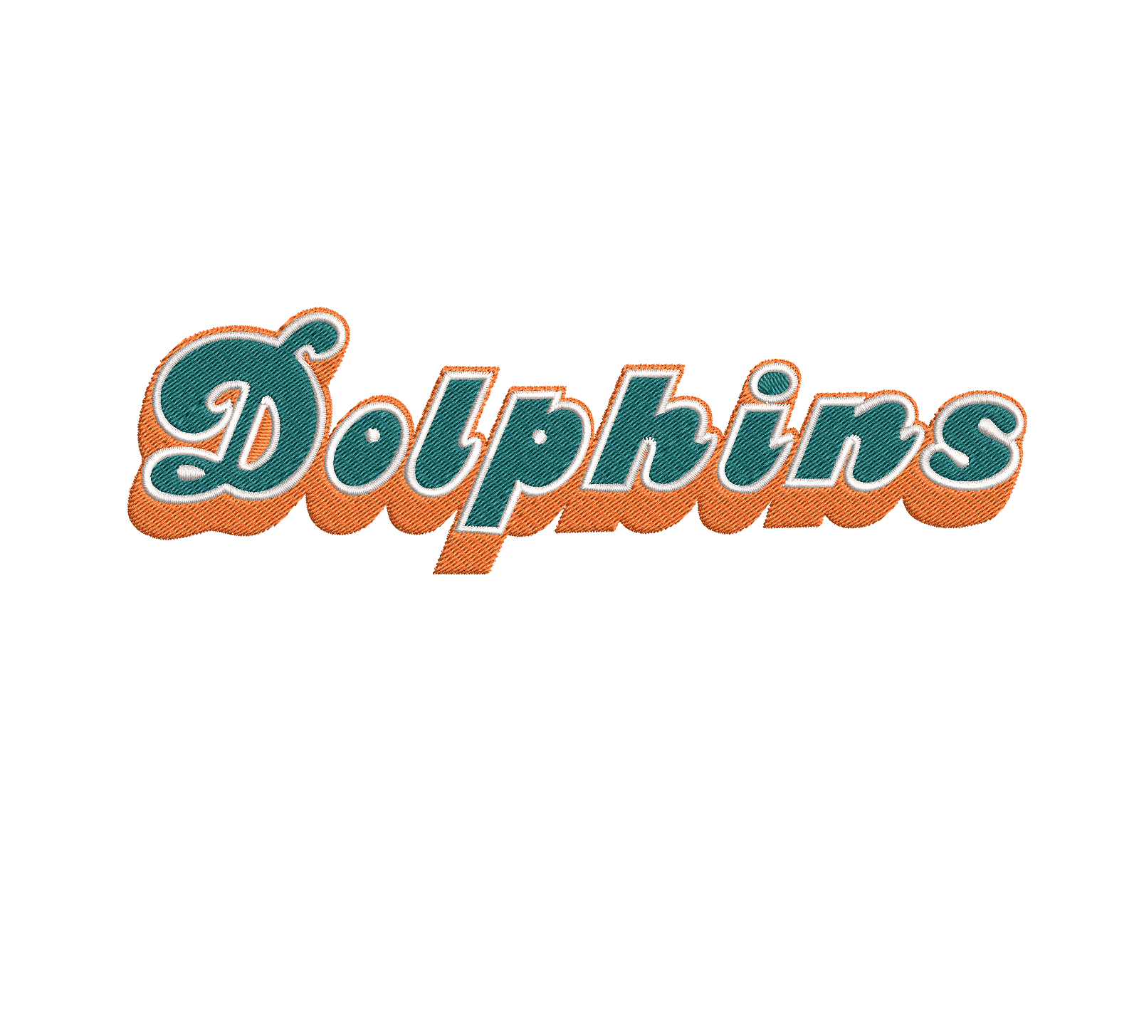 Miami Dolphins 8 : Embroidery Design - FineryEmbroidery