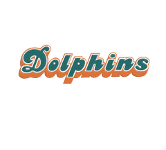 Miami Dolphins 8 : Embroidery Design - FineryEmbroidery