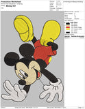 Classic Mickey Mouse Embroidery Design Pack – 4 Playful Designs