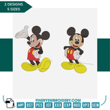 Mickey Magic Duo Embroidery Pack - FineryEmbroidery