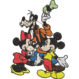 Mickey and Friends 2- Pack of 20 Designs - Embroidery Design - FineryEmbroidery