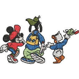 Mickey and Pals- Pack of 20 Designs - Embroidery Design - FineryEmbroidery