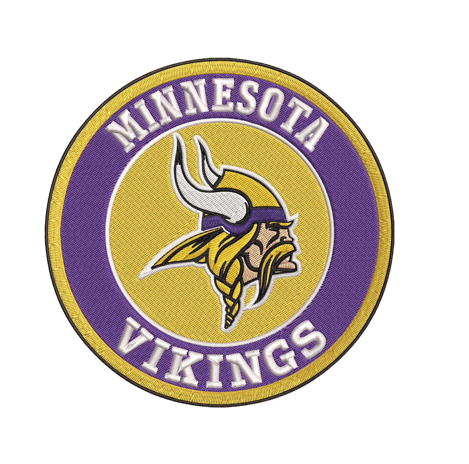 Minnesota Vikings 3 : Embroidery Design - FineryEmbroidery