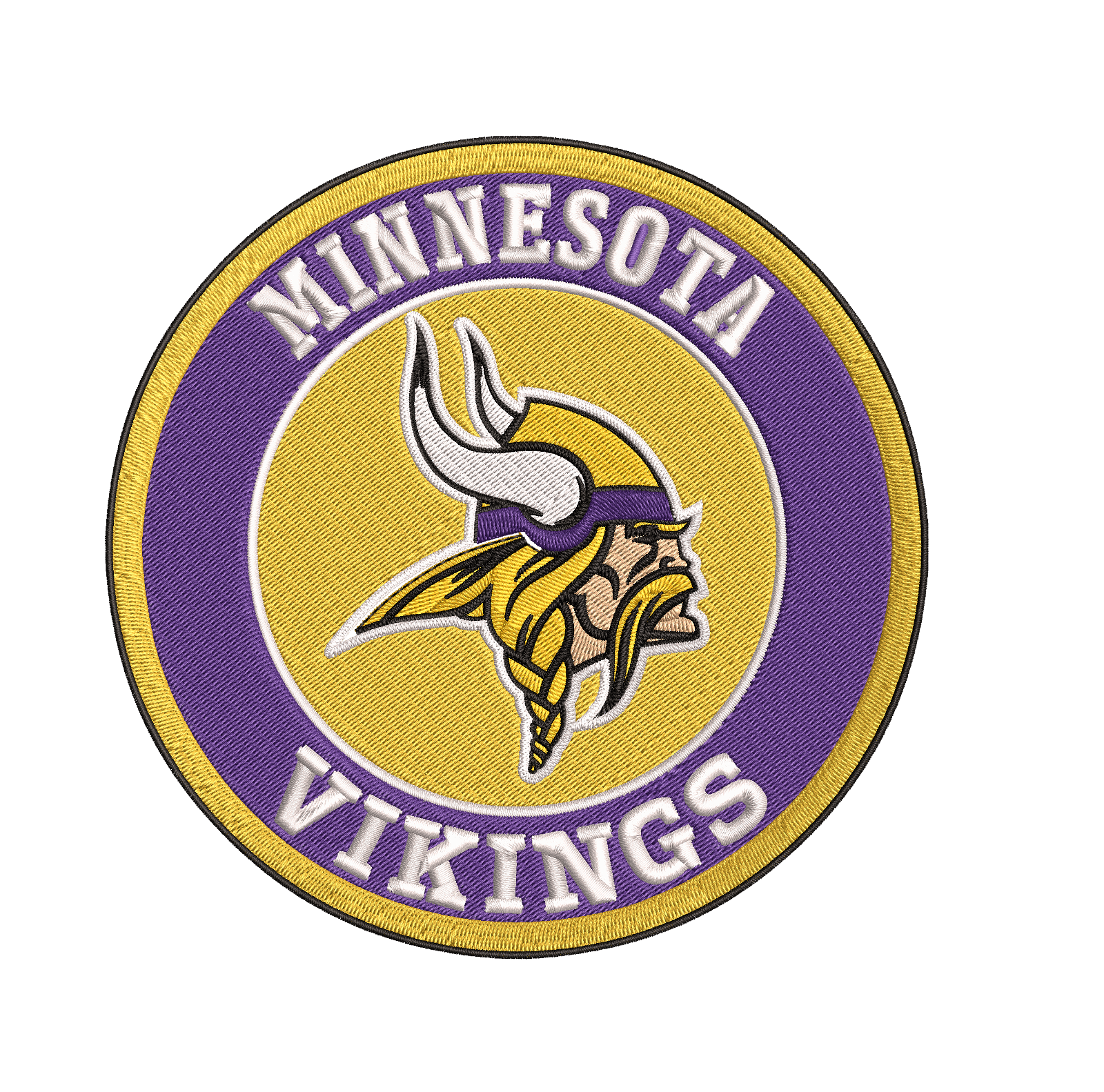 Minnesota Vikings 3 : Embroidery Design - FineryEmbroidery