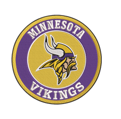 Minnesota Vikings 3 : Embroidery Design - FineryEmbroidery