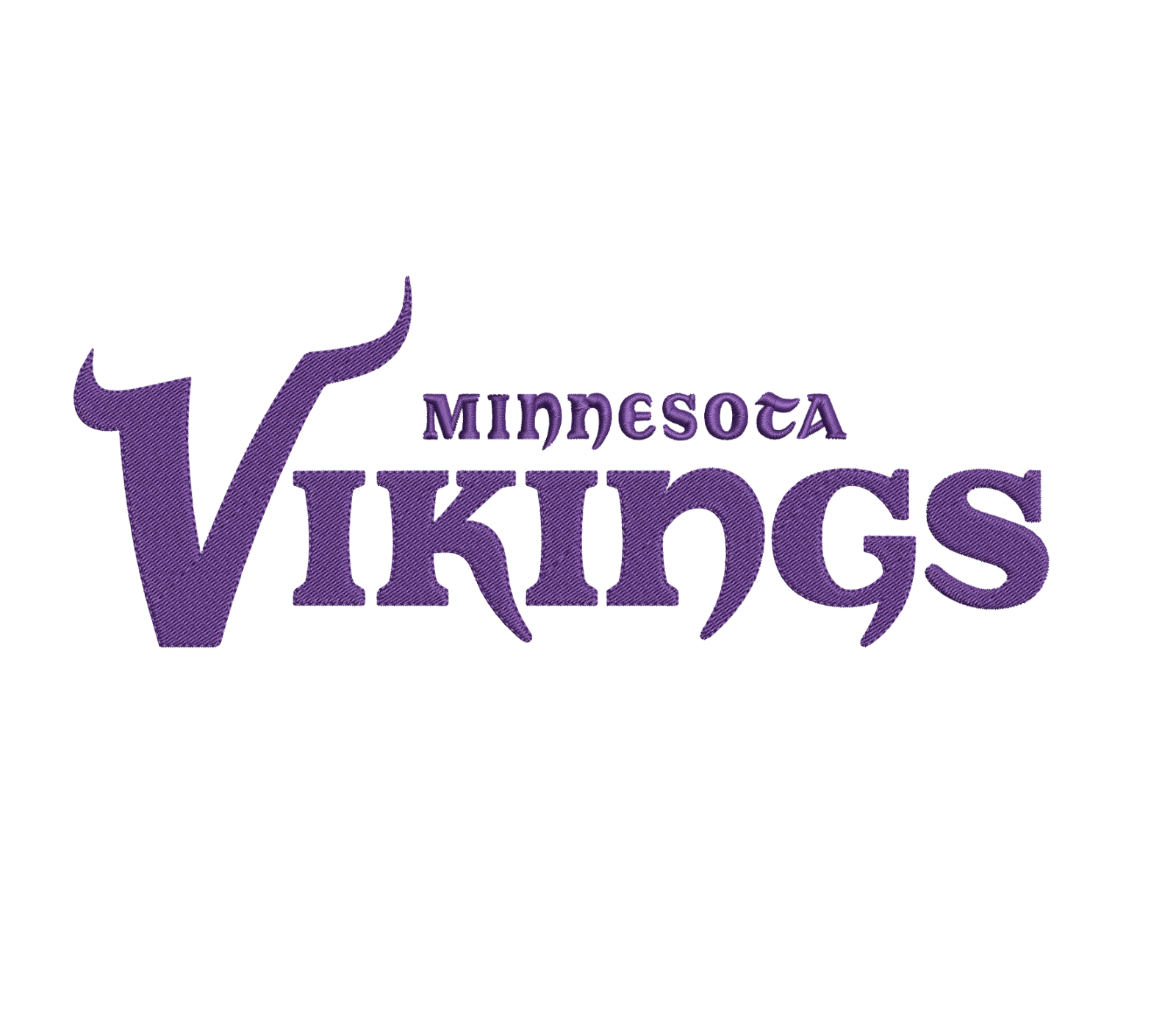 Minnesota Vikings 4 : Embroidery Design - FineryEmbroidery