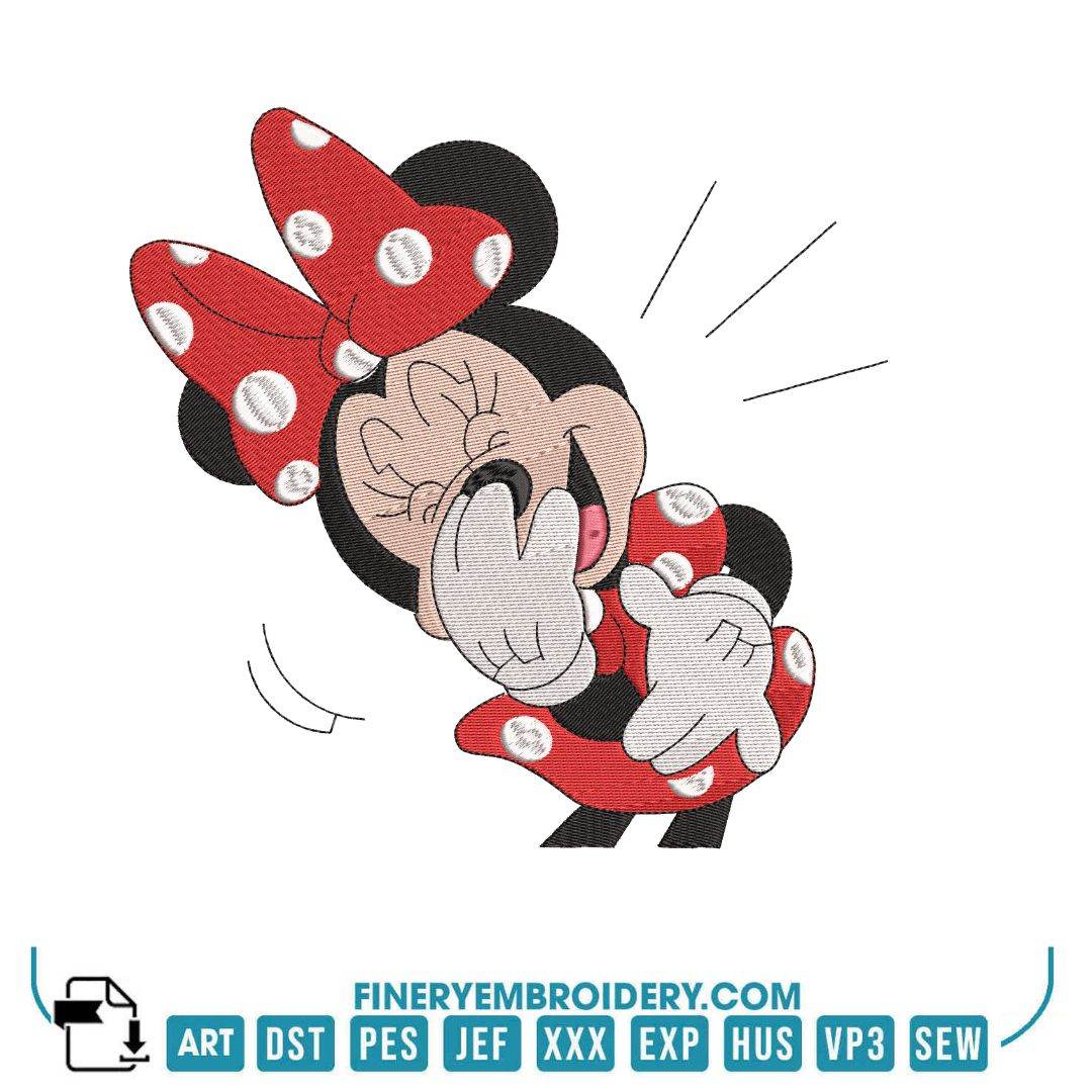 Minnie Mouse Embroidery Design Pack – 6 Designs in 5 Sizes - FineryEmbroidery