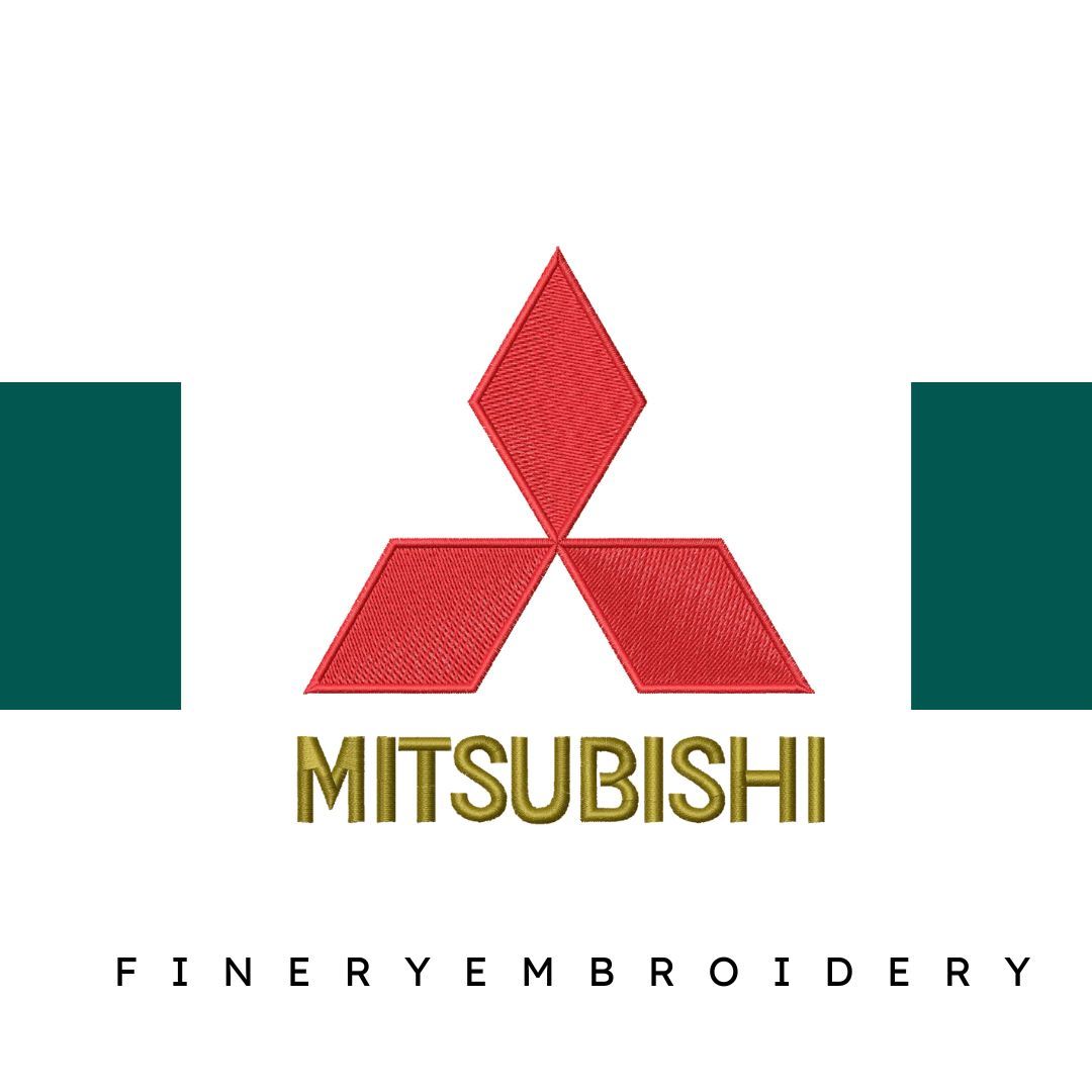 Mitsubishi - Embroidery Design - FineryEmbroidery