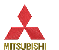 Mitsubishi - Embroidery Design - FineryEmbroidery