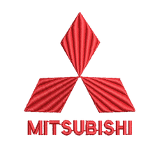 Mitsubishi 3 - Embroidery Design - FineryEmbroidery