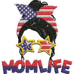 Mom-Life - Embroidery Design - FineryEmbroidery