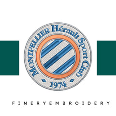 Montpellier Football Team: Embroidery Design - FineryEmbroidery