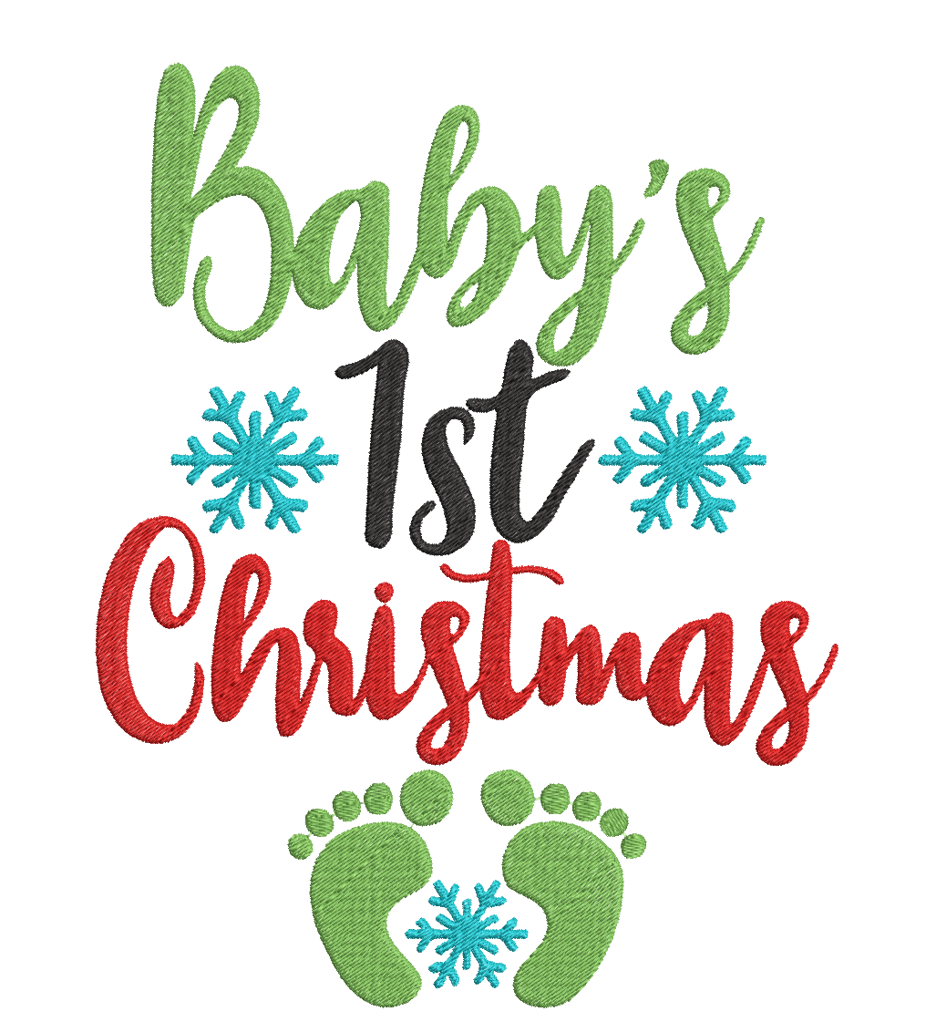 My first Christmas  - Designs pack : Embroidery Design