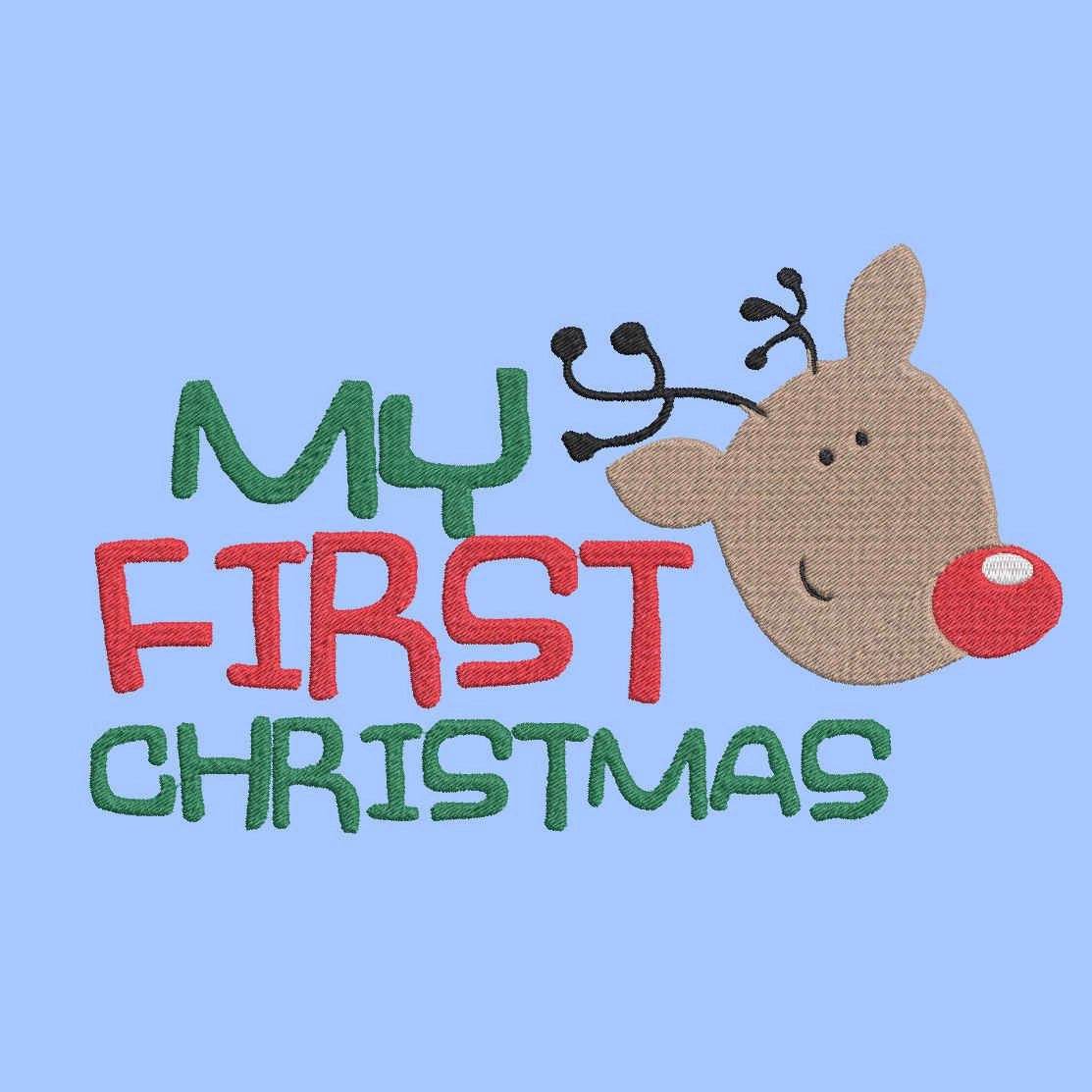 My first Christmas  - Designs pack : Embroidery Design - FineryEmbroidery