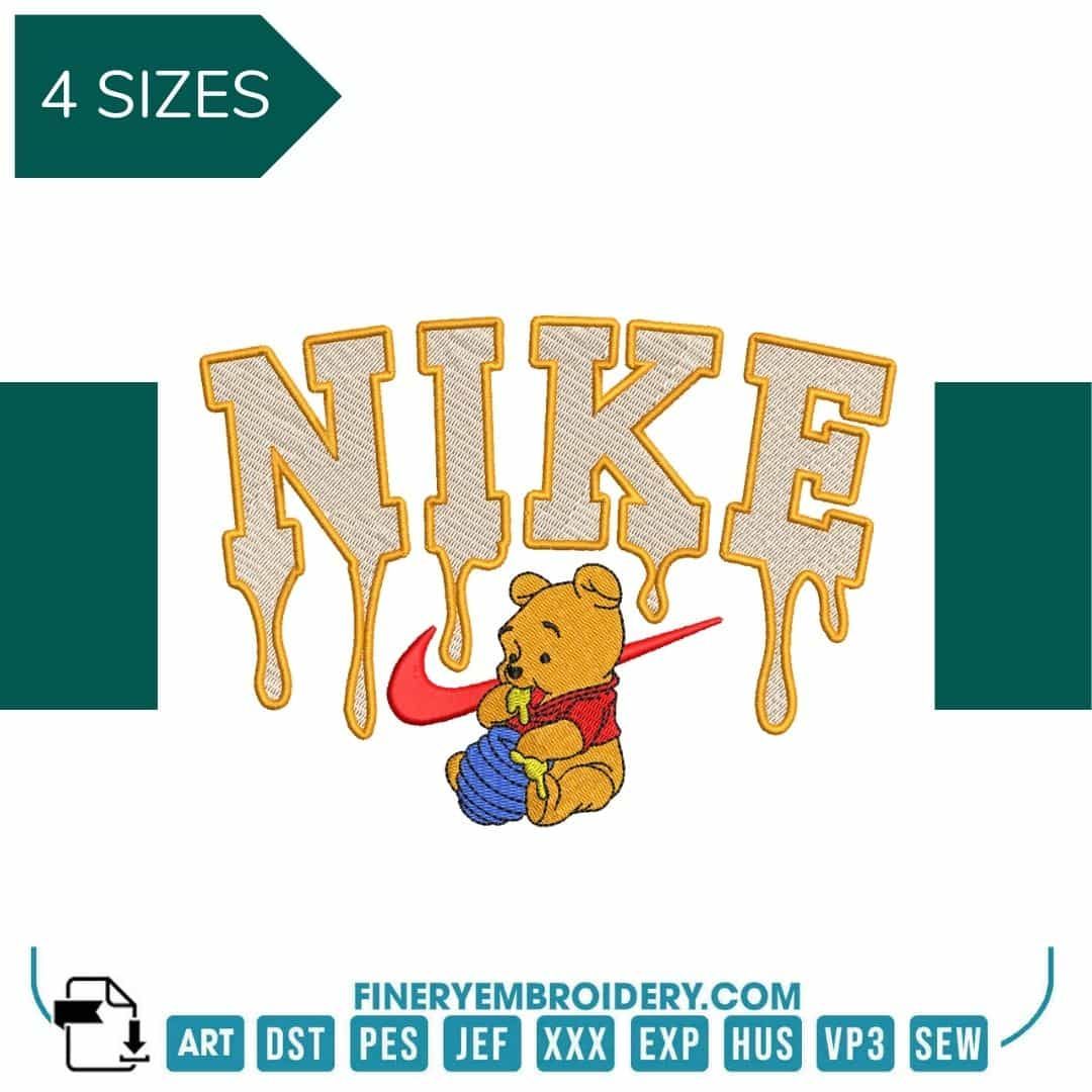 NIKE Winnie 2 - Embroidery Design - FineryEmbroidery