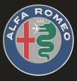 New Alpha Romeo Logo Embroidery Design - FineryEmbroidery