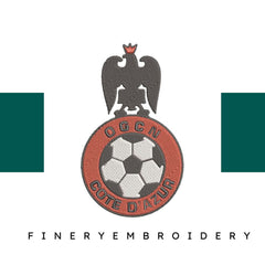Nice Football Team: Embroidery Design - FineryEmbroidery