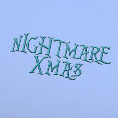 NightMare Xmas Embroidery alphabet Font Set