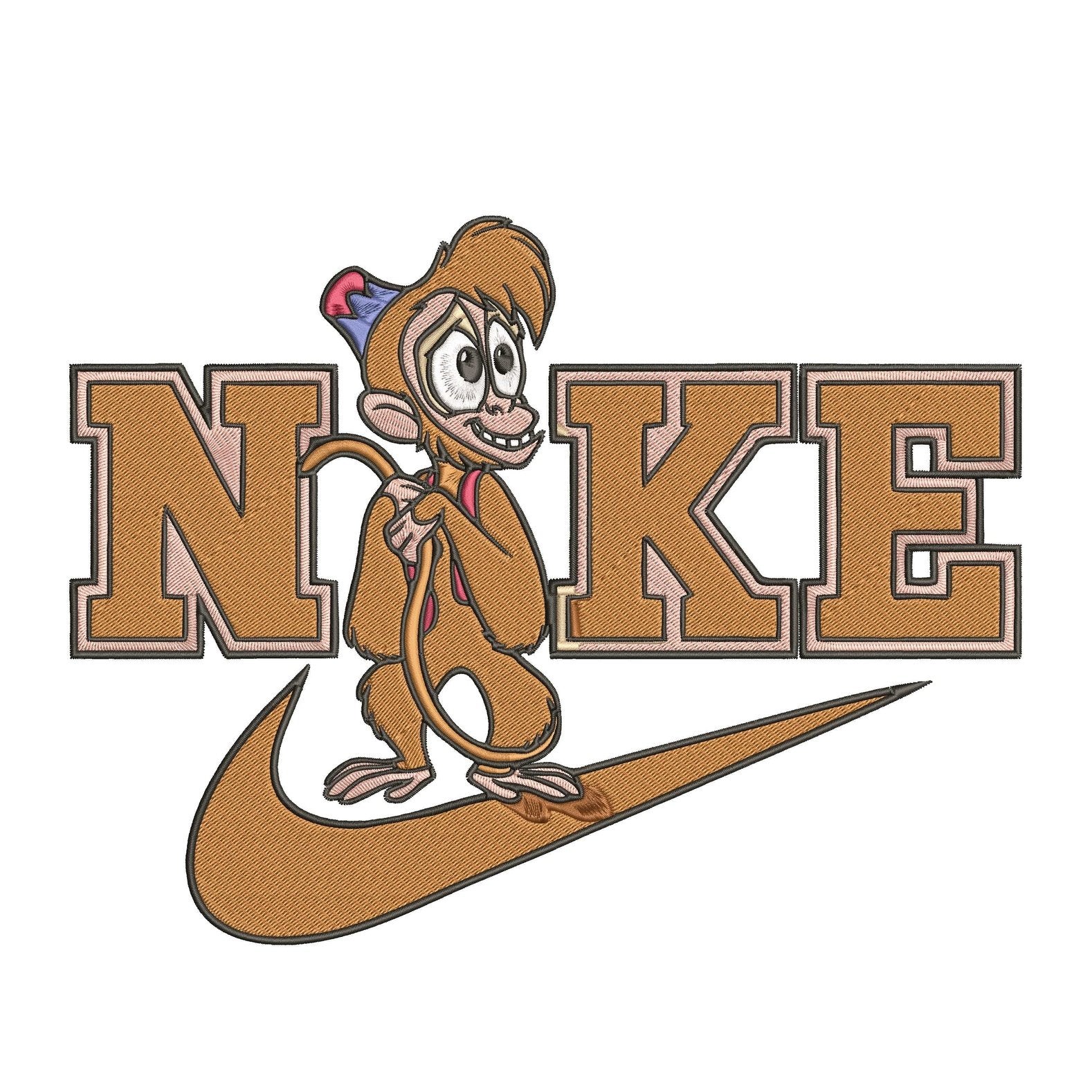 Nike Abu Monkey - Anime - Embroidery Design FineryEmbroidery