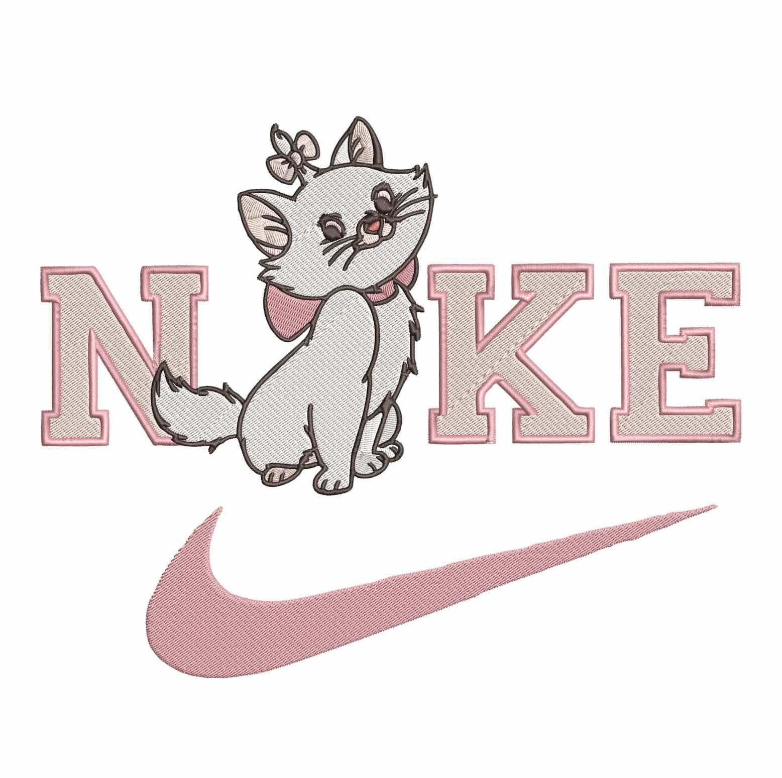 Nike Marie - The Aristocats - Embroidery Design FineryEmbroidery