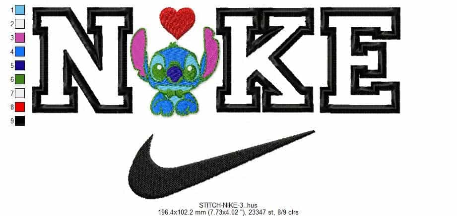 Nike Stitch 3 Embroidery Design FineryEmbroidery