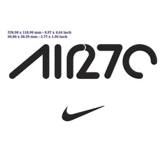 Nike 270 logo - Embroidery Design - FineryEmbroidery