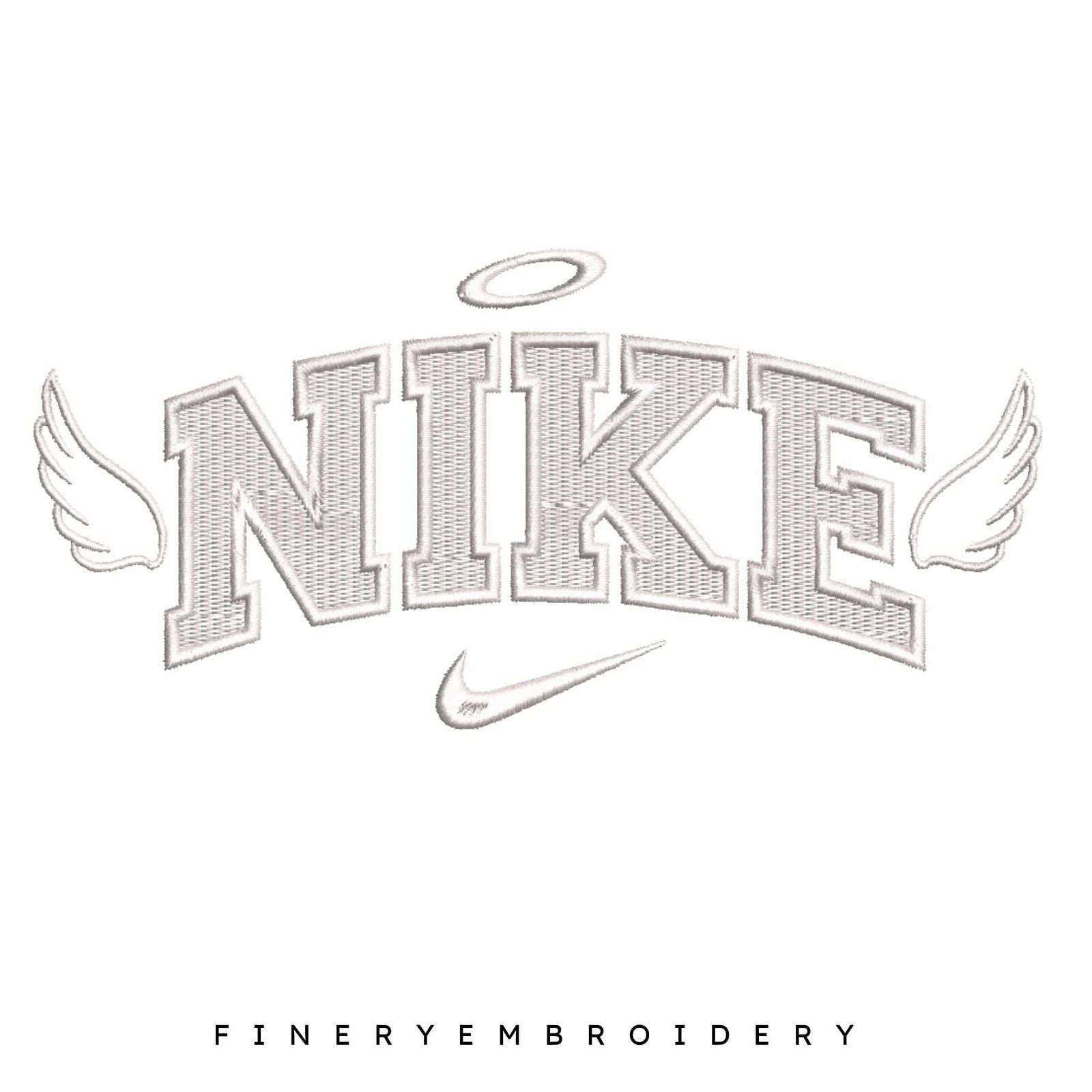 Nike Angel - Embroidery Design - FineryEmbroidery