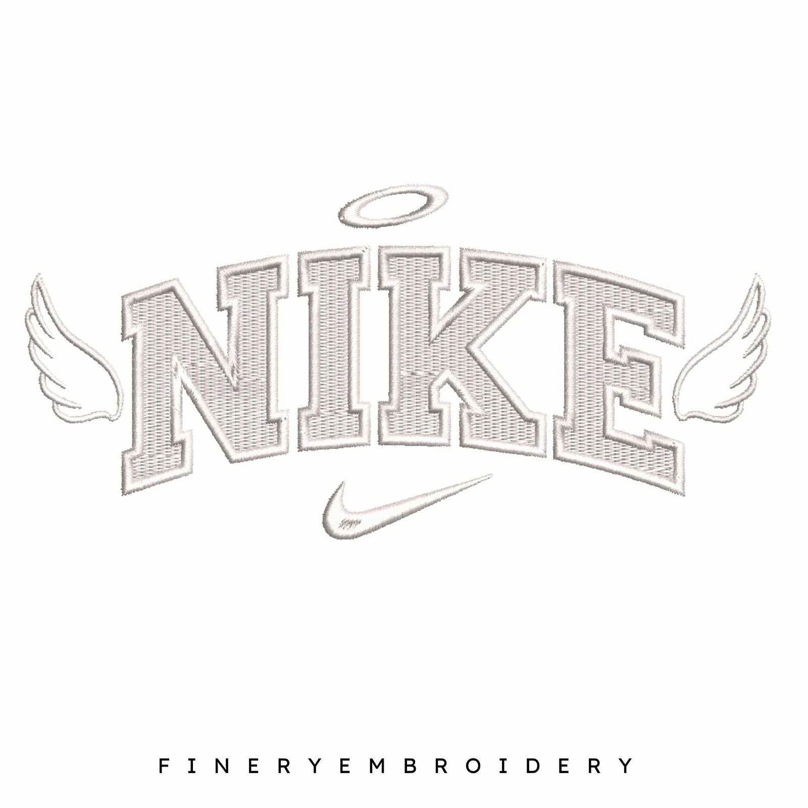 Nike Angel - Embroidery Design - FineryEmbroidery