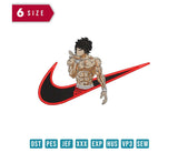 Nike Baki Embroidery Design - FineryEmbroidery