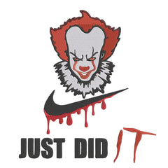 Nike Clown It - Embroidery Design - FineryEmbroidery