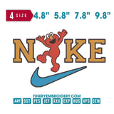 Nike Elmo - Embroidery Design - FineryEmbroidery