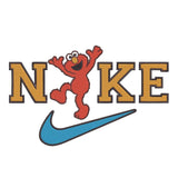 Nike Elmo - Embroidery Design - FineryEmbroidery