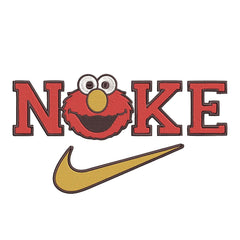 Nike Elmo 2 - Embroidery Design - FineryEmbroidery