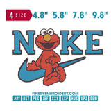 Nike Elmo 3 - Embroidery Design - FineryEmbroidery