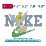 Nike Fairy Clochette - Embroidery Design - FineryEmbroidery