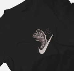 Nike Floral Butterfly - Embroidery Design - FineryEmbroidery