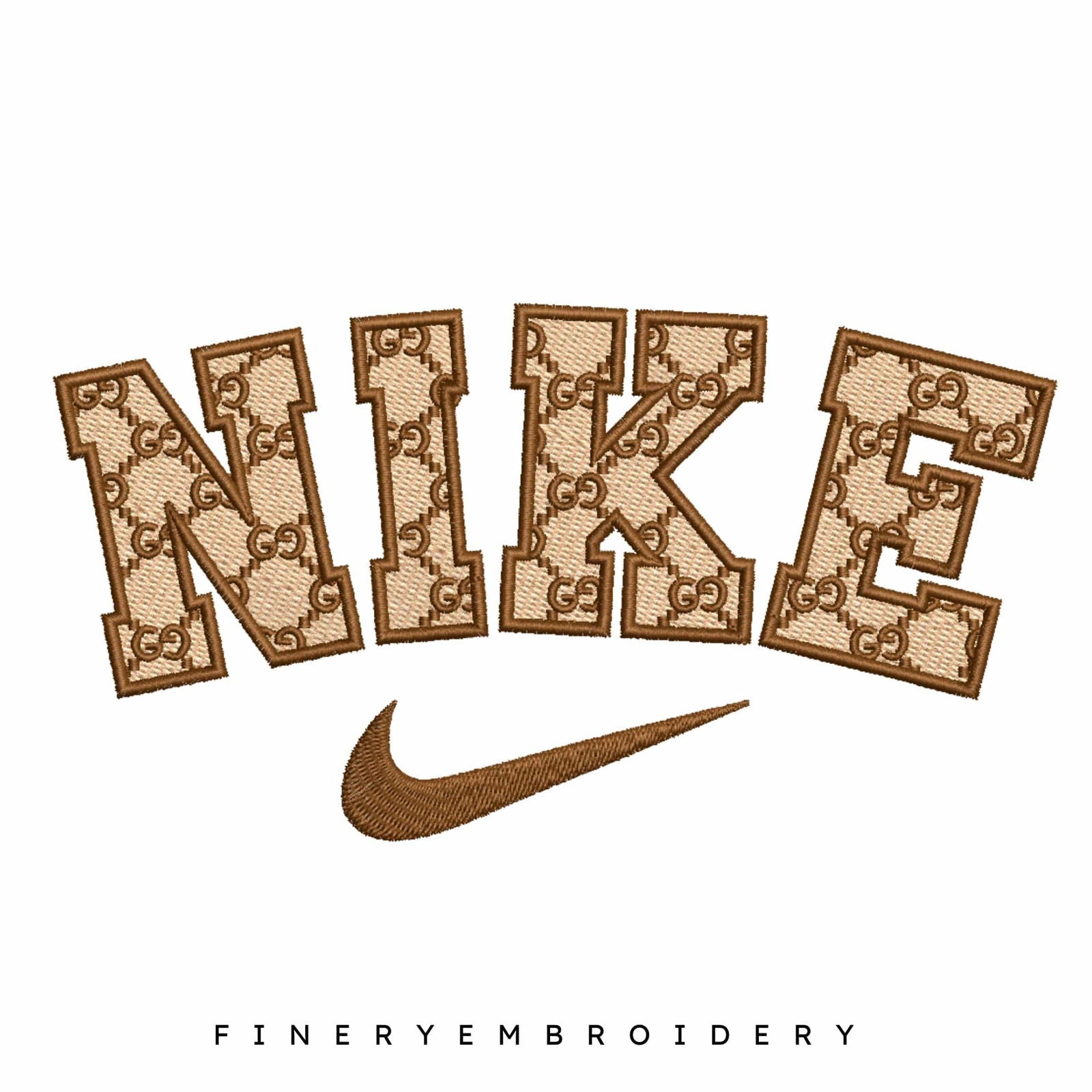 Nike Gucci - Embroidery Design - FineryEmbroidery