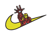 Nike Iron Man - Embroidery Design - FineryEmbroidery