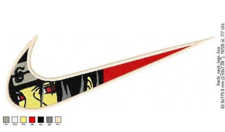 Nike Itachi Nayk Embroidery Design