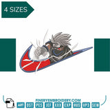 Nike Kakashi - Embroidery Design - FineryEmbroidery