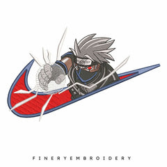 Nike Kakashi - Embroidery Design - FineryEmbroidery