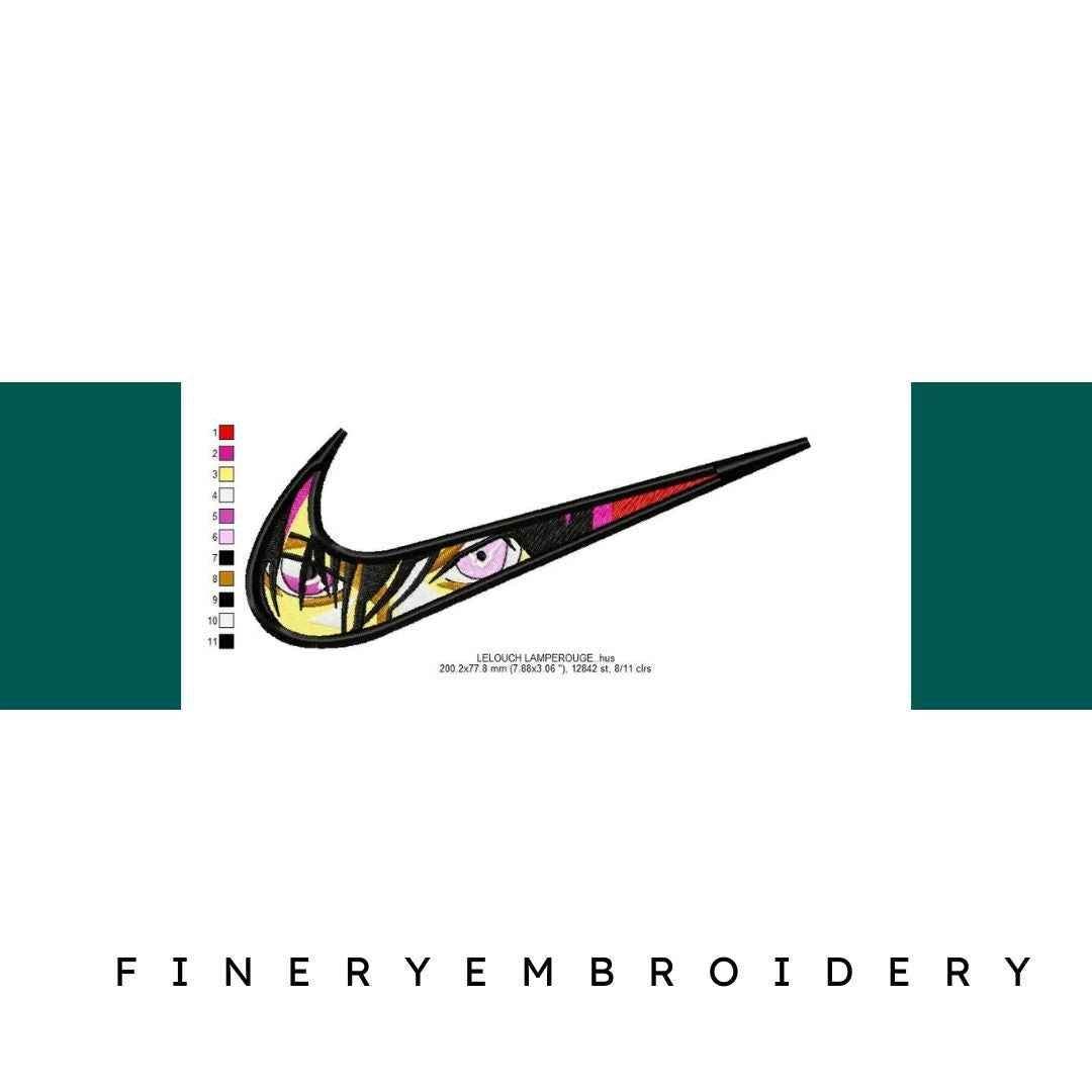 Nike LELOUCH LAMPEROUGE Embroidery Design