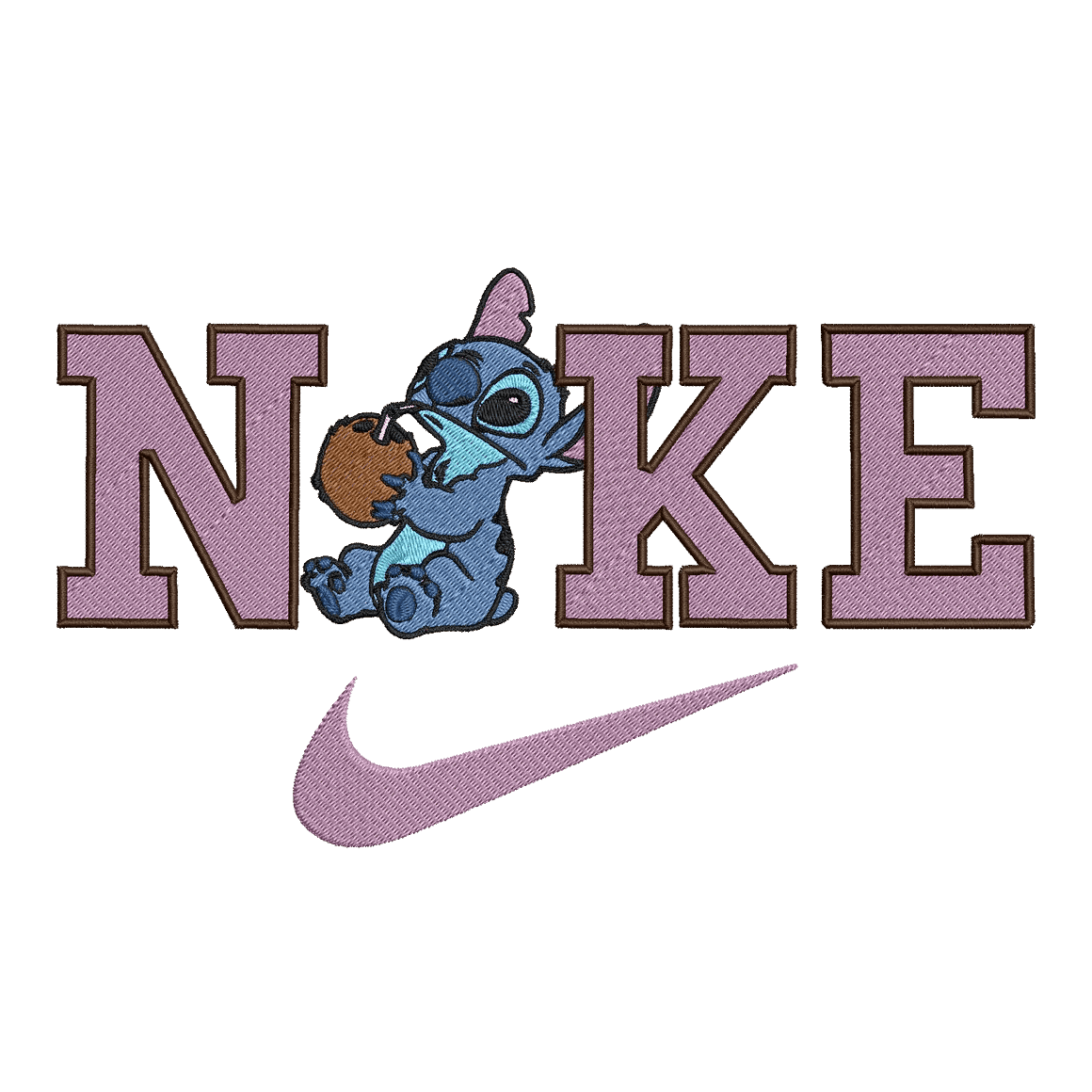Nike & Lilo and Stitch 5 - Embroidery Design - FineryEmbroidery