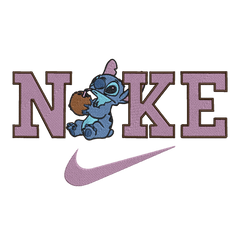 Nike & Lilo and Stitch 5 - Embroidery Design - FineryEmbroidery